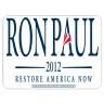 Ron Paul 2012  White Mouse Pads 6" x 7.5" 