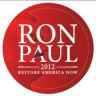 Ron Paul 2012 2.25" Red Button